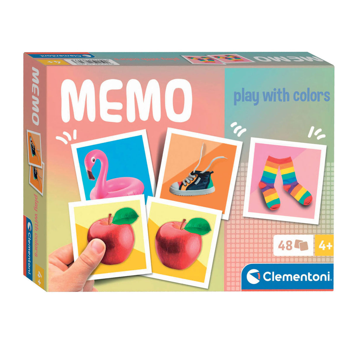 Jeu de mémo Clementoni avec des couleurs