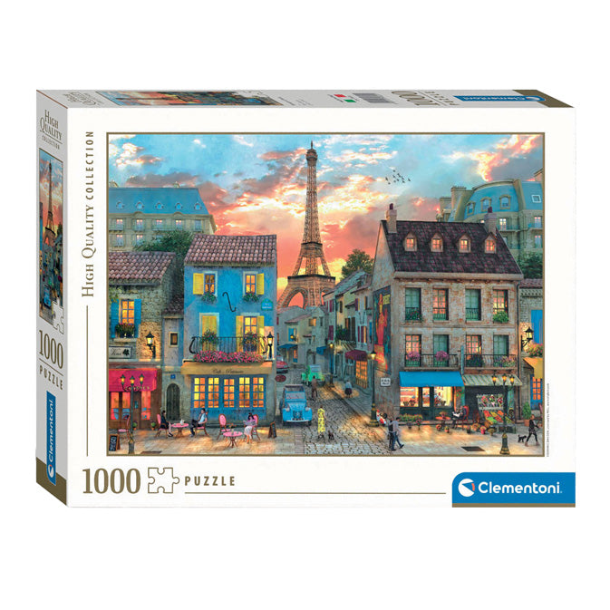 Clementoni puzzle rues de paris, 1000 pcs.