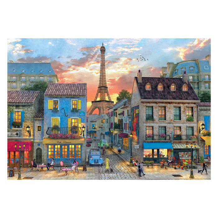 Clementoni puzzle rues de paris, 1000 pcs.