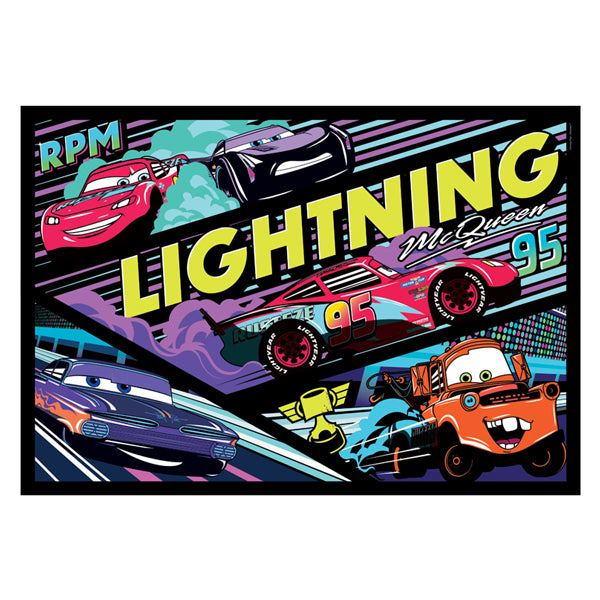 Clementoni Puzzle Puzzle Super Color Lights Glowing - Cars, 104st.