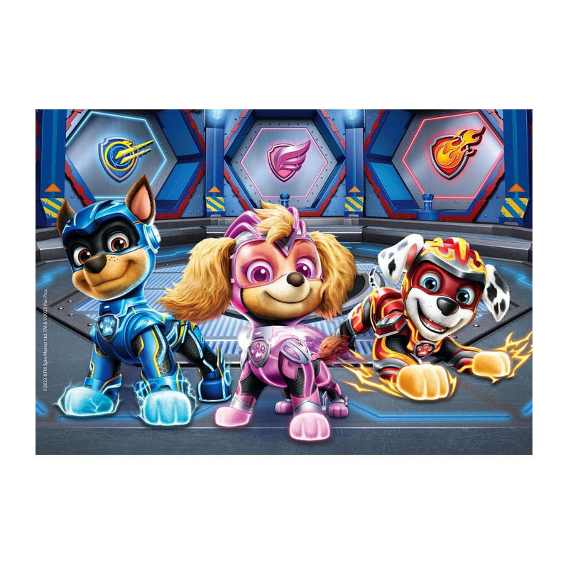 Clementoni Jigsaw Puzzle Super Color Paw Patrol The Mighty Movie, 2x60st.