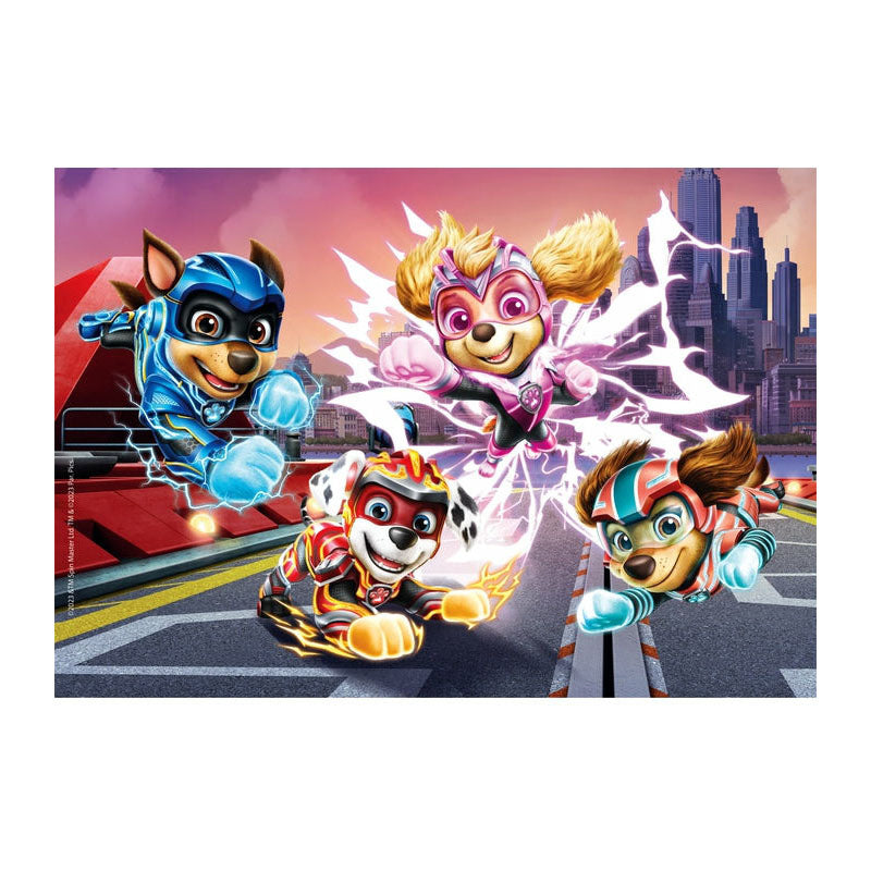 Clementoni Jigsaw Puzzle Super Color Paw Patrol The Mighty Movie, 2x60st.
