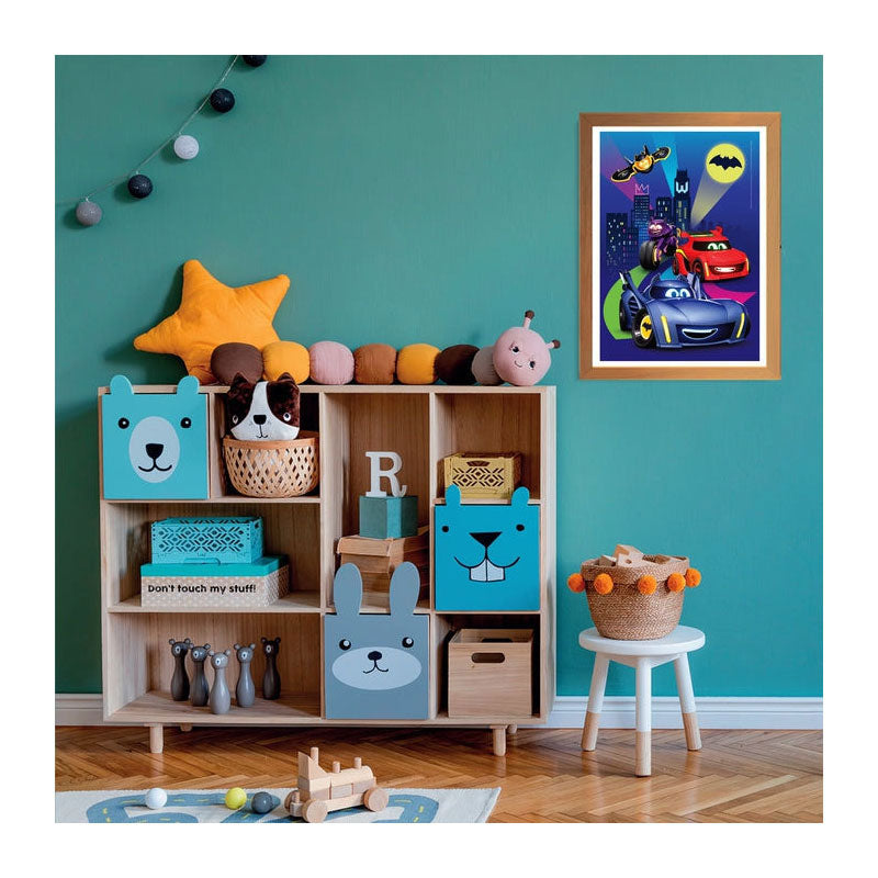 Clementoni - puzzle - 60 pièces - roues à chauve-souris - puzzle enfant à partir de 4 ans