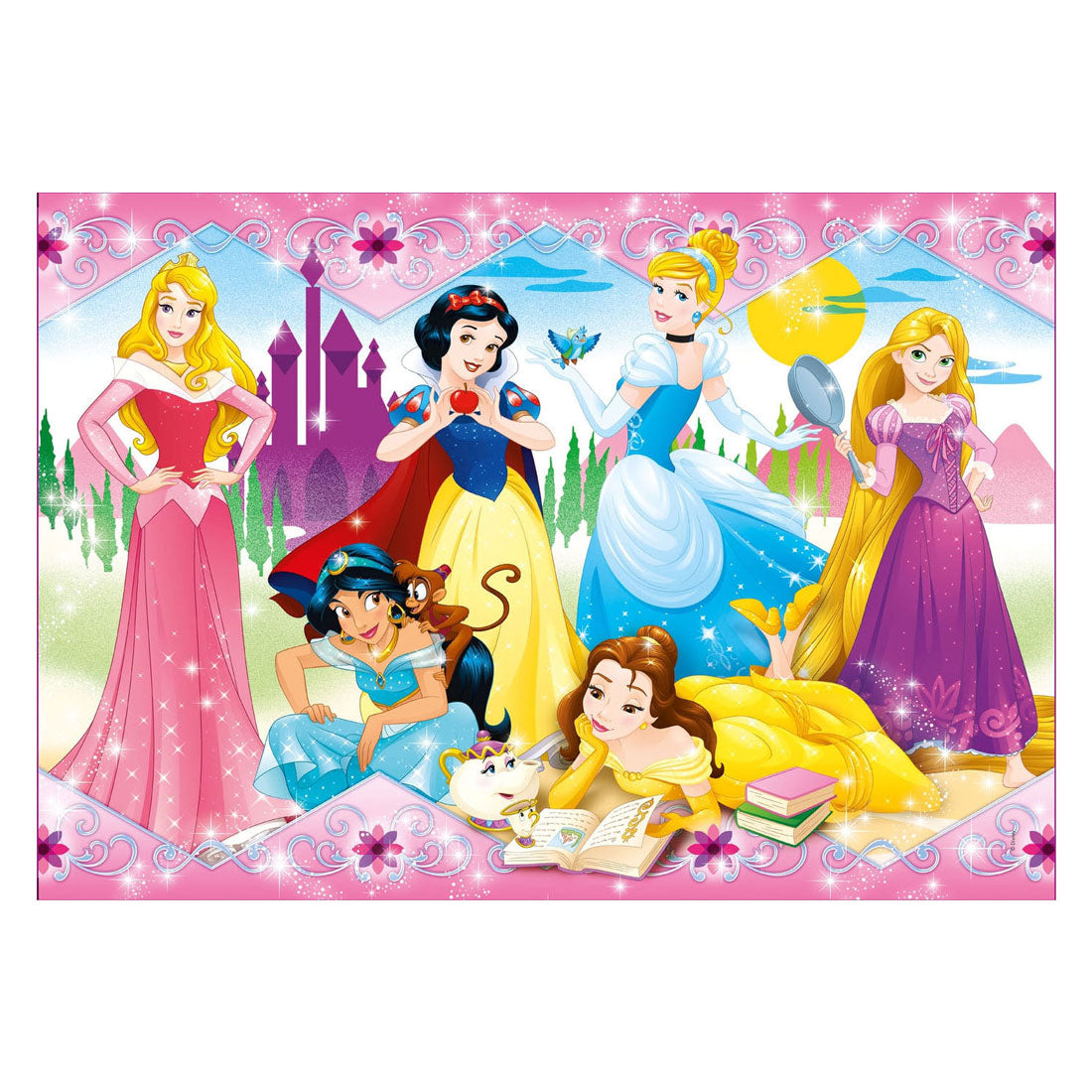 Clementoni Jigsaw Puzzle Super Color Disney Princess, 104st.