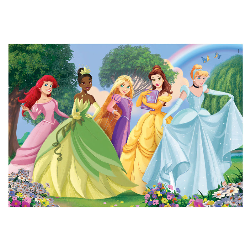 Clementoni puzzle super couleur princesse disney, 180 pcs.
