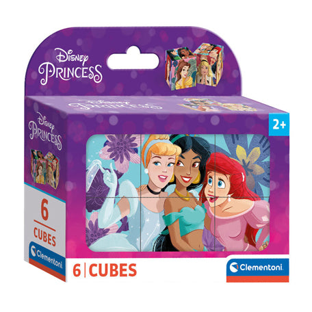 Clementoni - Puzzle 6 blocs - Princesses Disney - 6 images - à partir de 3 ans