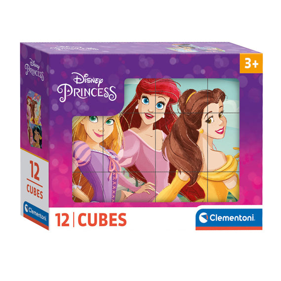 Clementoni bloc puzzle princesse disney, 12 pcs.