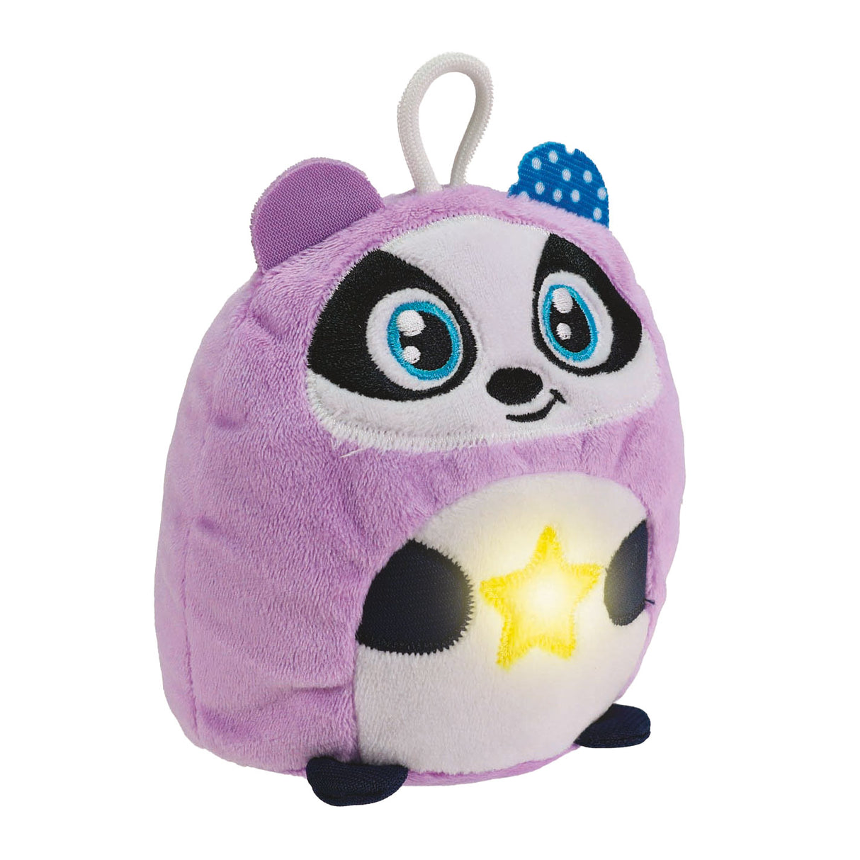 Clementoni baby twinkle twinkle petit panda lampe de nuit en peluche violette