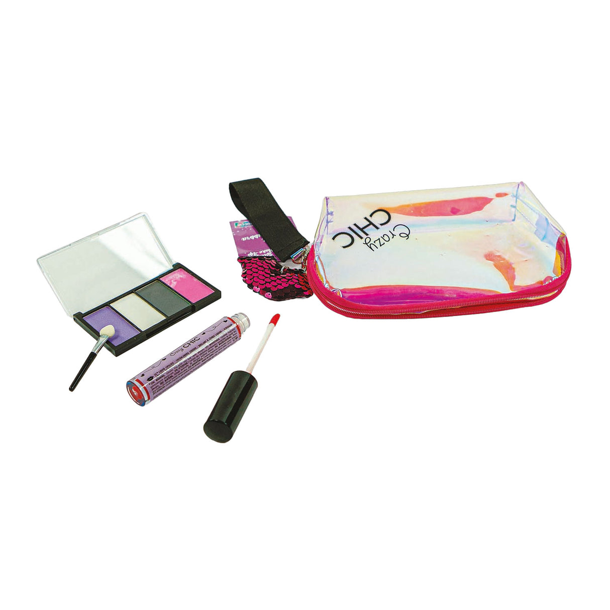 Clementoni crazy chic trousse de maquillage lèvres avec maquillage