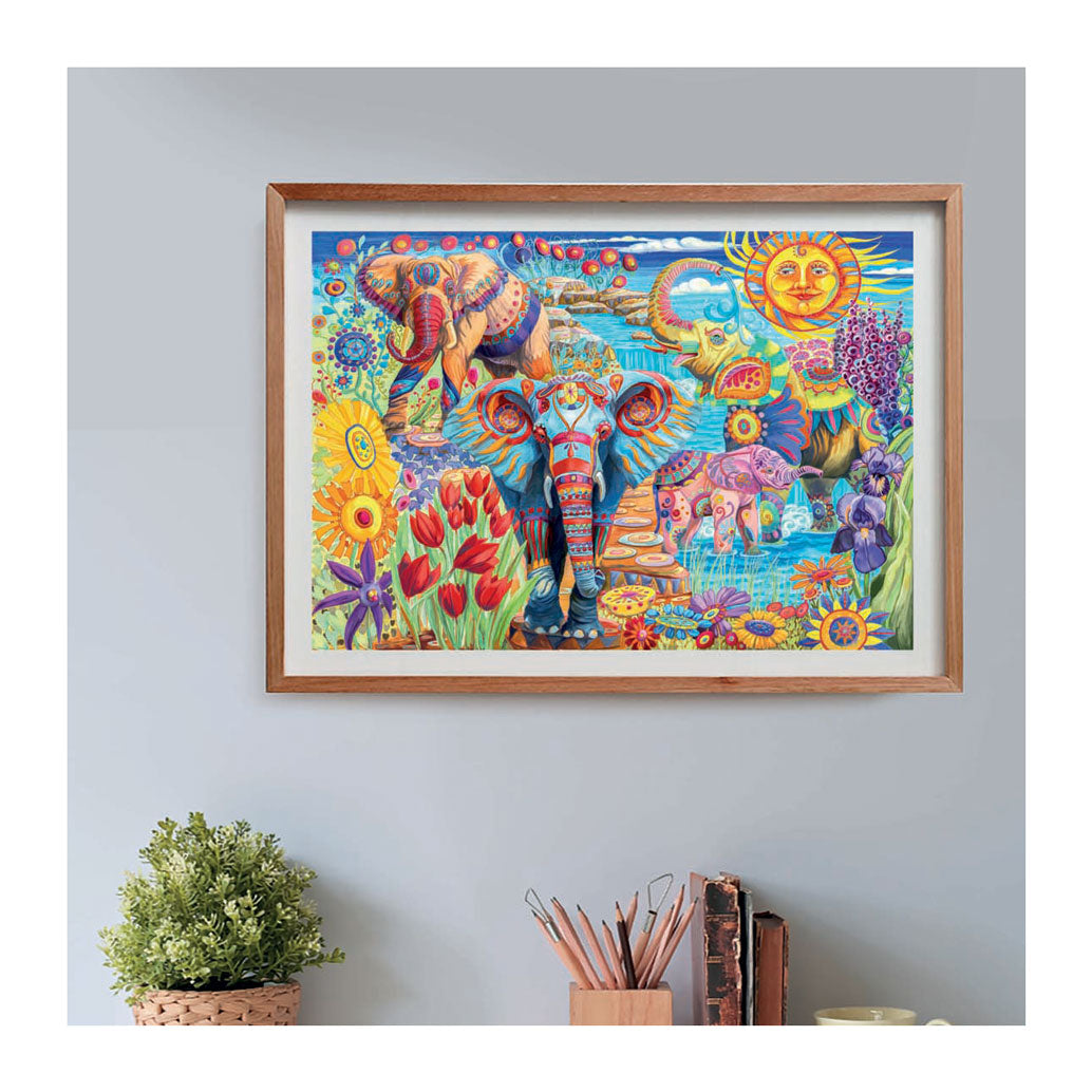 Clementoni puzzle oeuvre éléphant carnaval, 500 pcs.