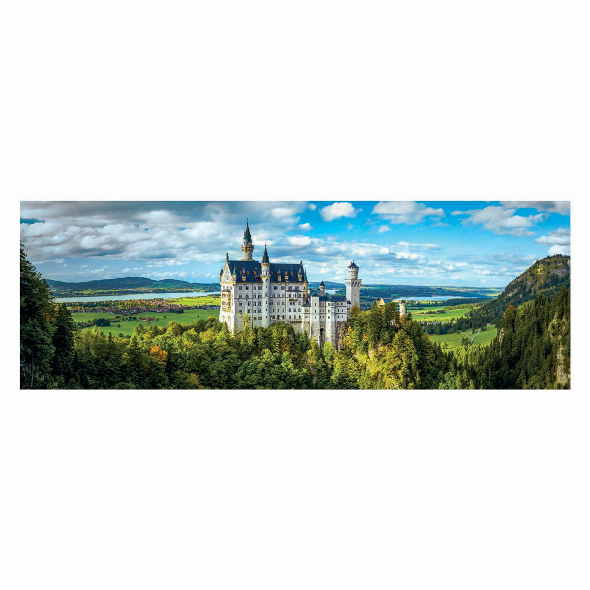Puzzle panoramique Clementoni Château de Neuschwanstein, 1000 pcs.
