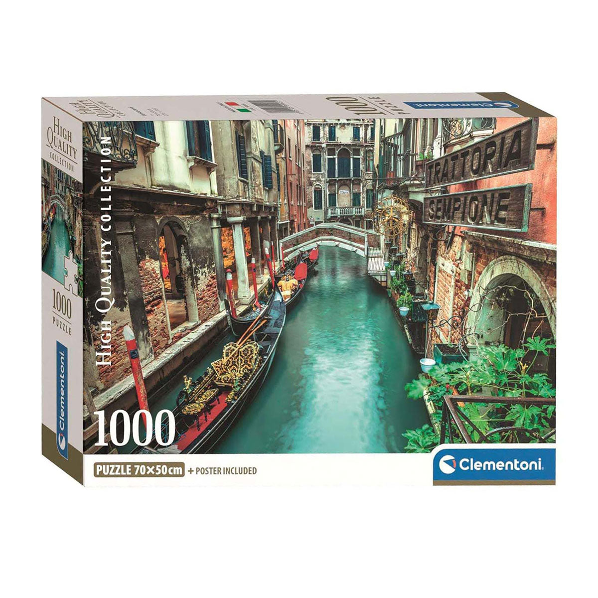 Clementoni puzzle Canal de Venise, 1000 pcs.