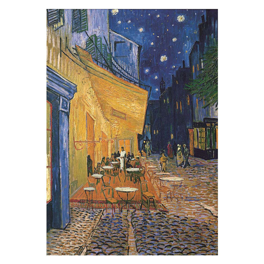 Clementoni puzzle terrasse de café v. gogh, 1000 pcs.