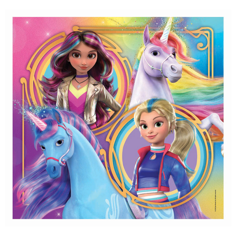 Clementoni puzzle licorne académie - 3x48pcs.