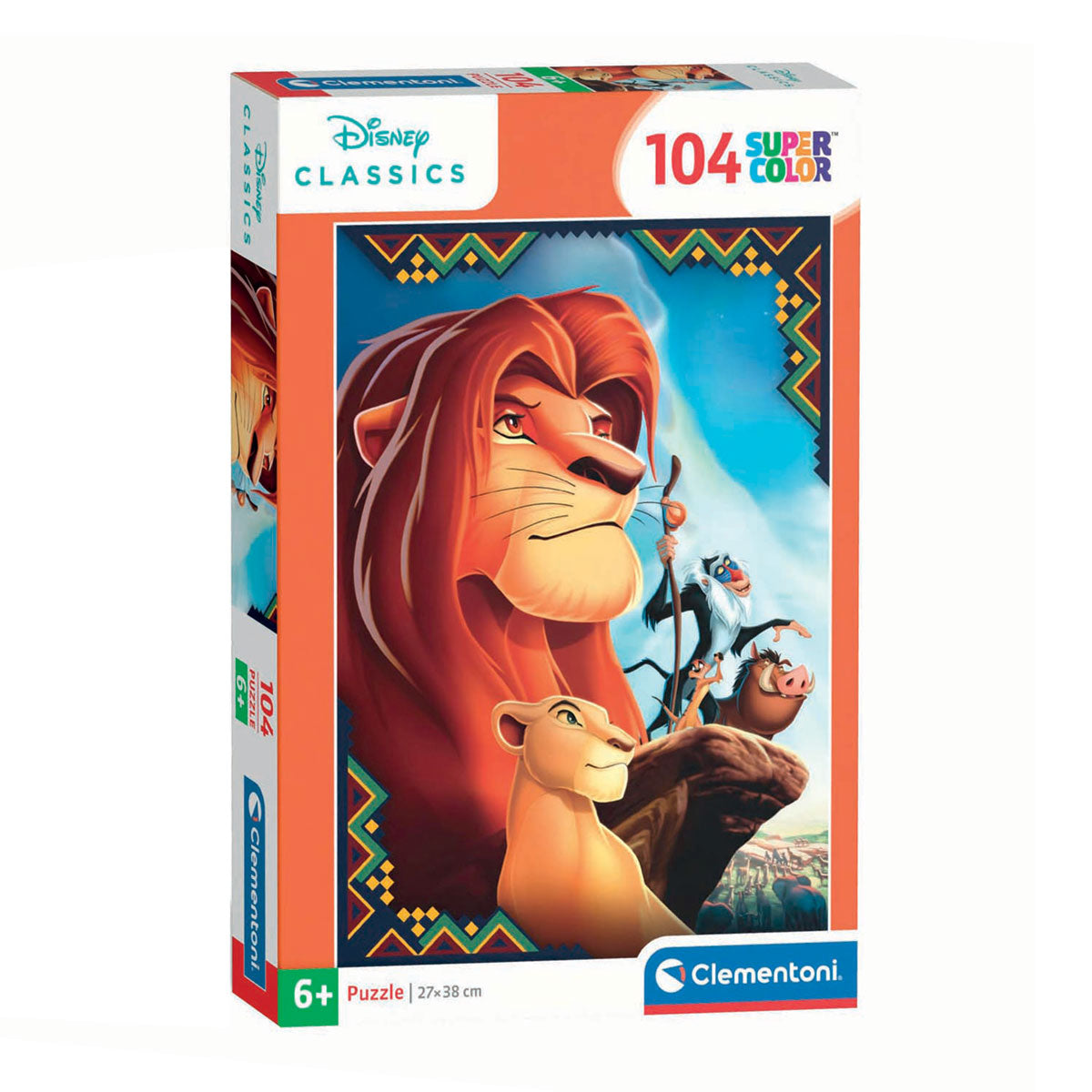 Clementoni - puzzle - 104 pièces - Disney Roi Lion - puzzle enfant - à partir de 6 ans