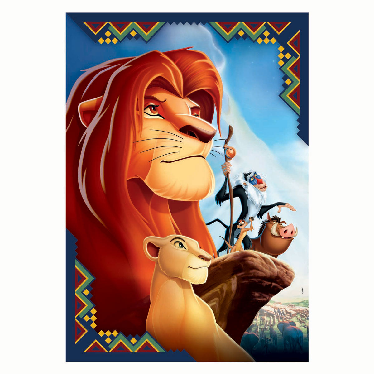 Clementoni - puzzle - 104 pièces - Disney Roi Lion - puzzle enfant - à partir de 6 ans