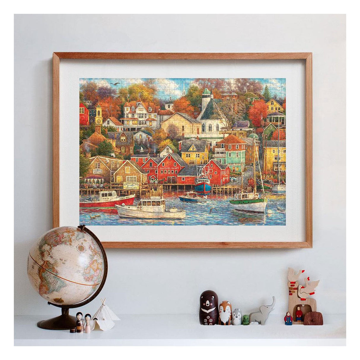 Clementoni puzzle Good Times Harbour - 1500 pcs.