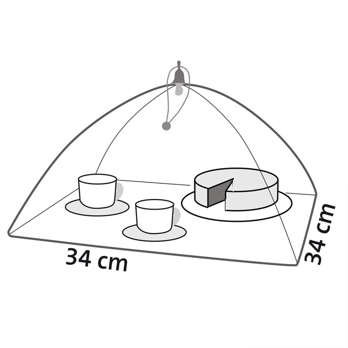 Cagoule anti-mouches Westmark 34x34 cm | 2 pièces