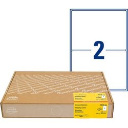 Adresetiketten avery 143.5 x 199.6 mm wit