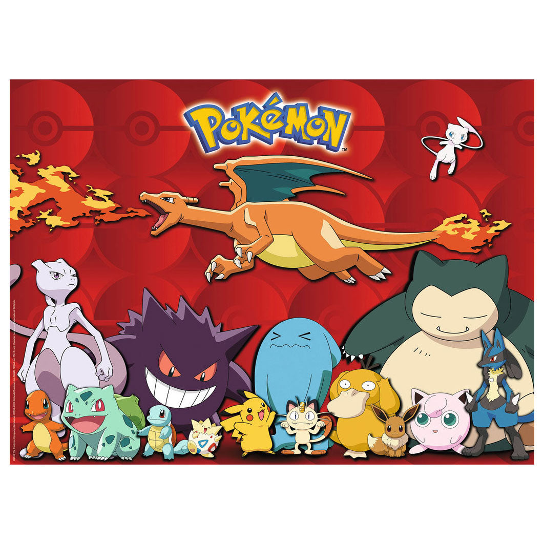 Ravensburger puzzle pokemon - puzzle - 100 pièces xxl