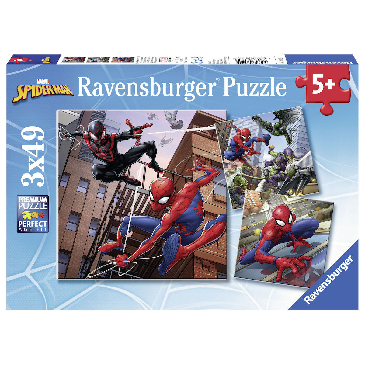 Ravensburger puzzle Spiderman en action - 3x49 pièces