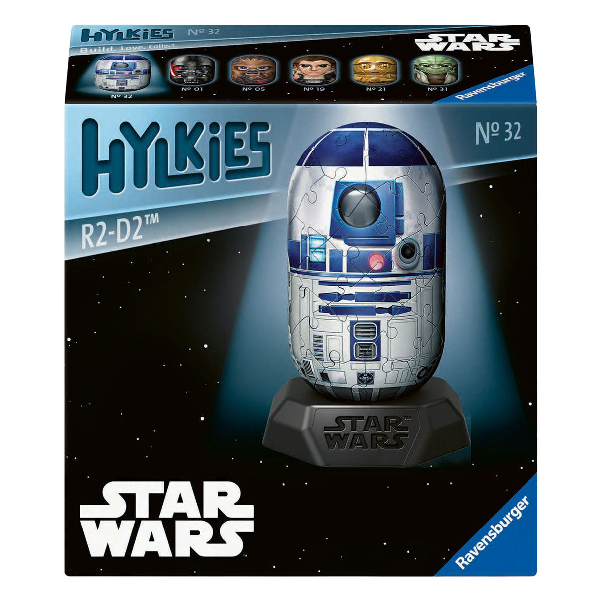 Ravensburger Puzzle 3D Hylkies Star Wars R2D2 - 54 pcs.