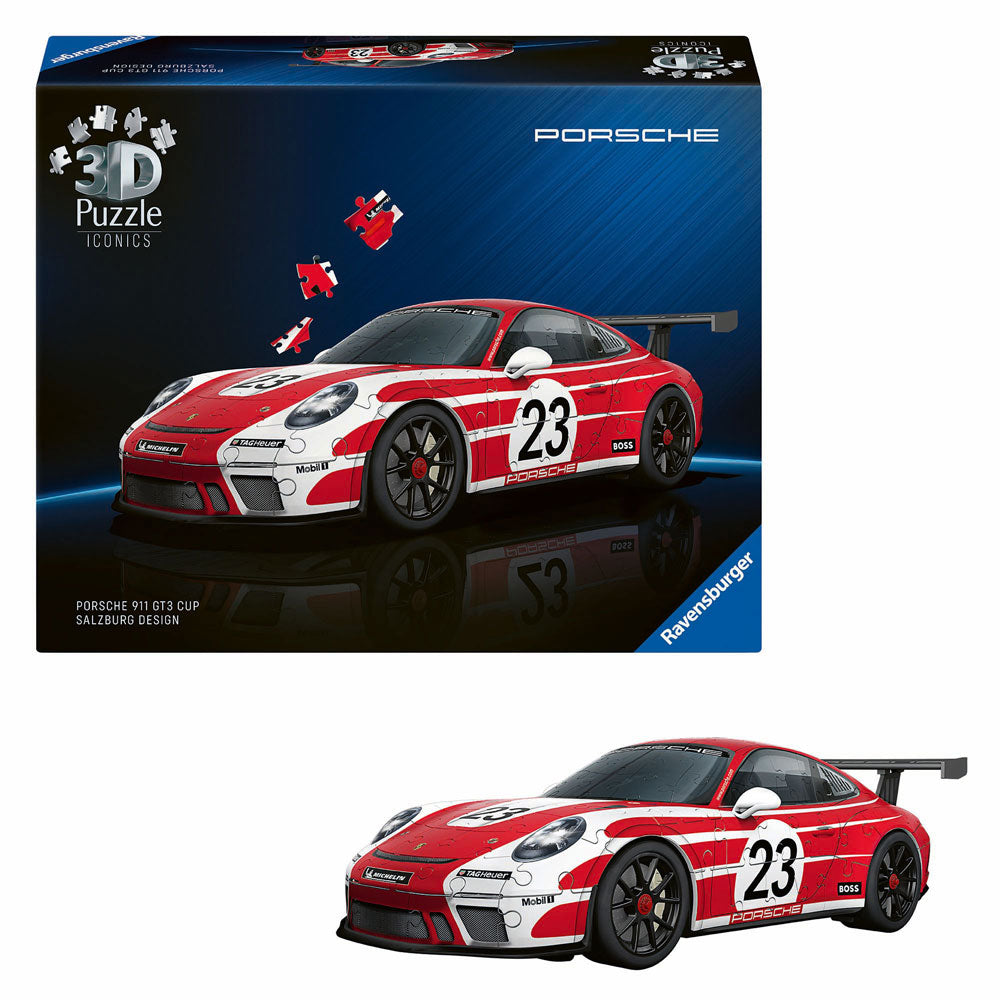 Ravensburger Puzzle 3D emblématiques Porsche 911 édition Salzbourg - 154 pcs.