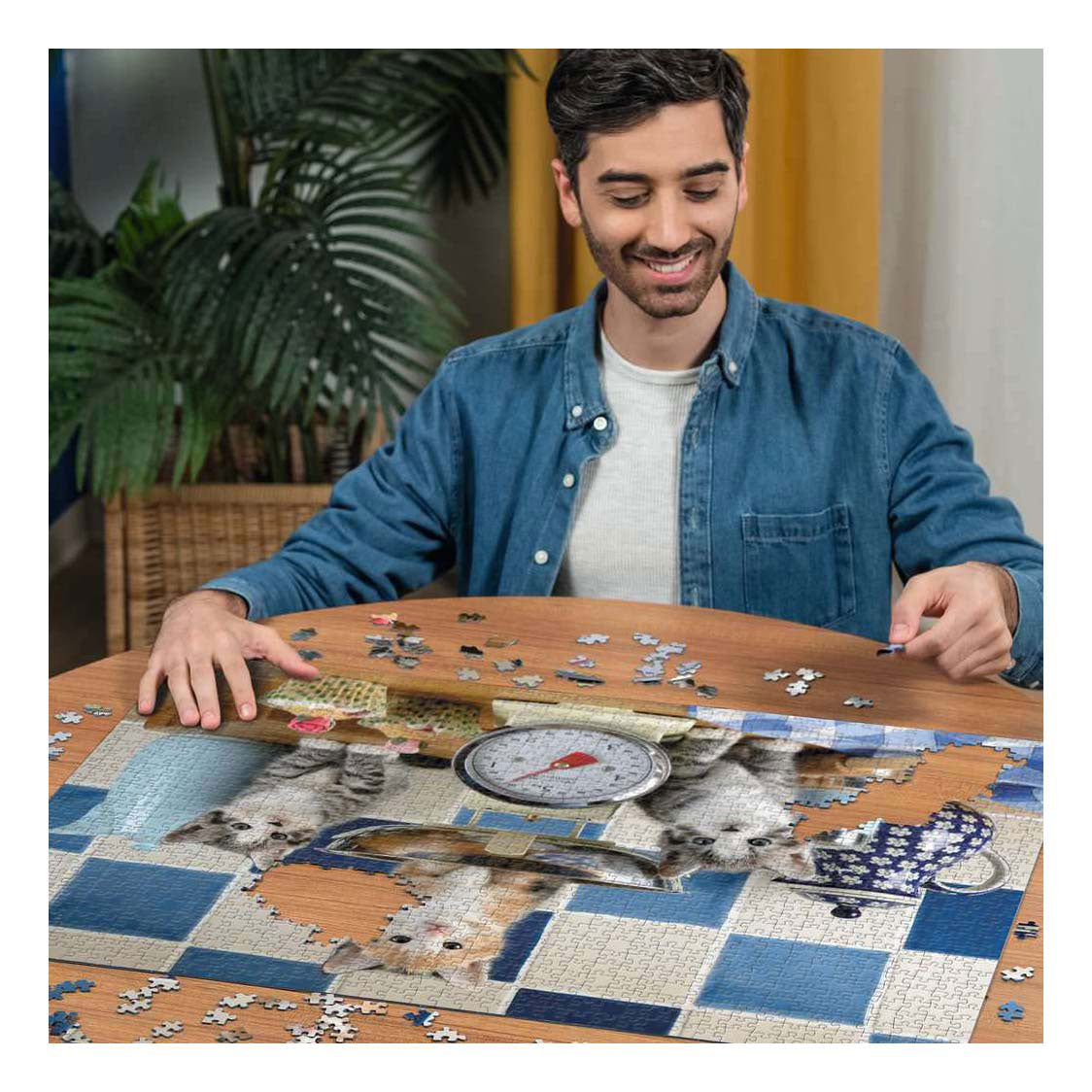 Ravensburger – chats dans la cuisine – puzzle – 1500 pièces