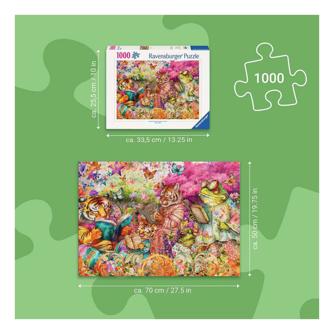 Ravensburger puzzle livre club 1000 pièces