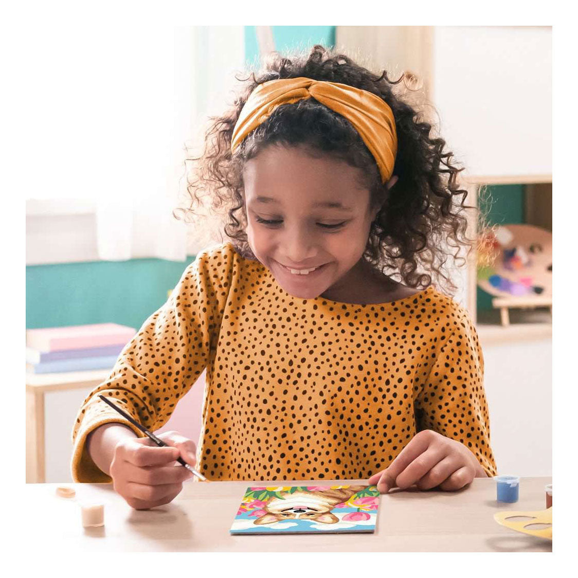 Ravensburger – creart : corgi floral – peinture par numéros