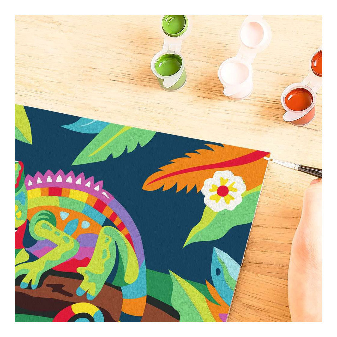 Ravensburger – creart: kameleon – schilderen op nummer