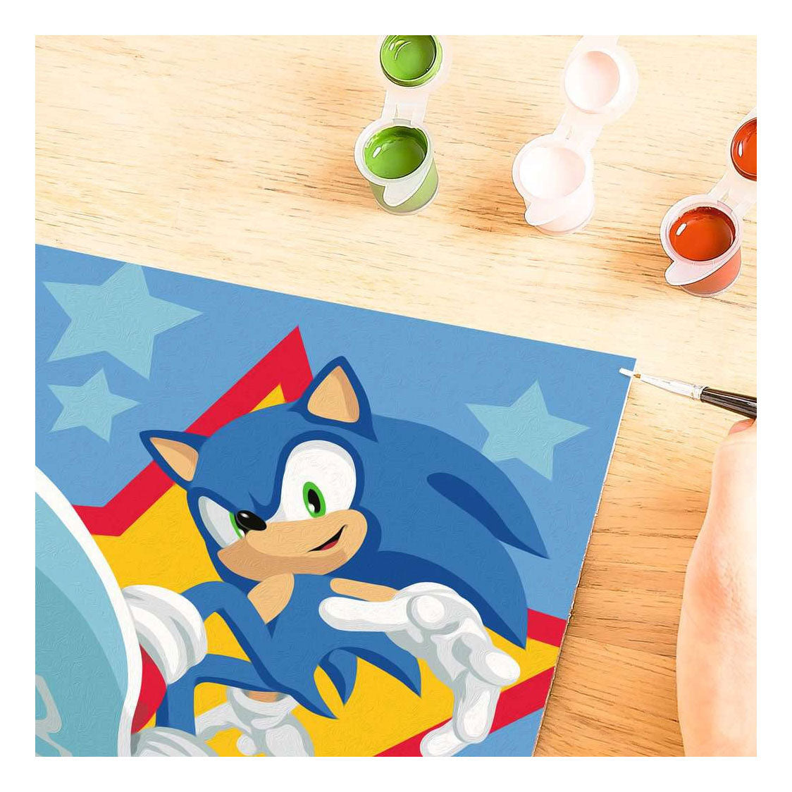 Ravensburger – creart : speedy sonic – peinture par numéros