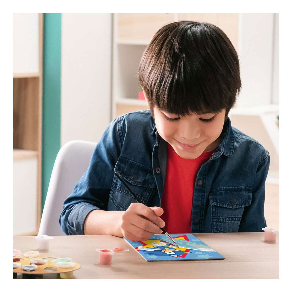 Ravensburger – creart : speedy sonic – peinture par numéros