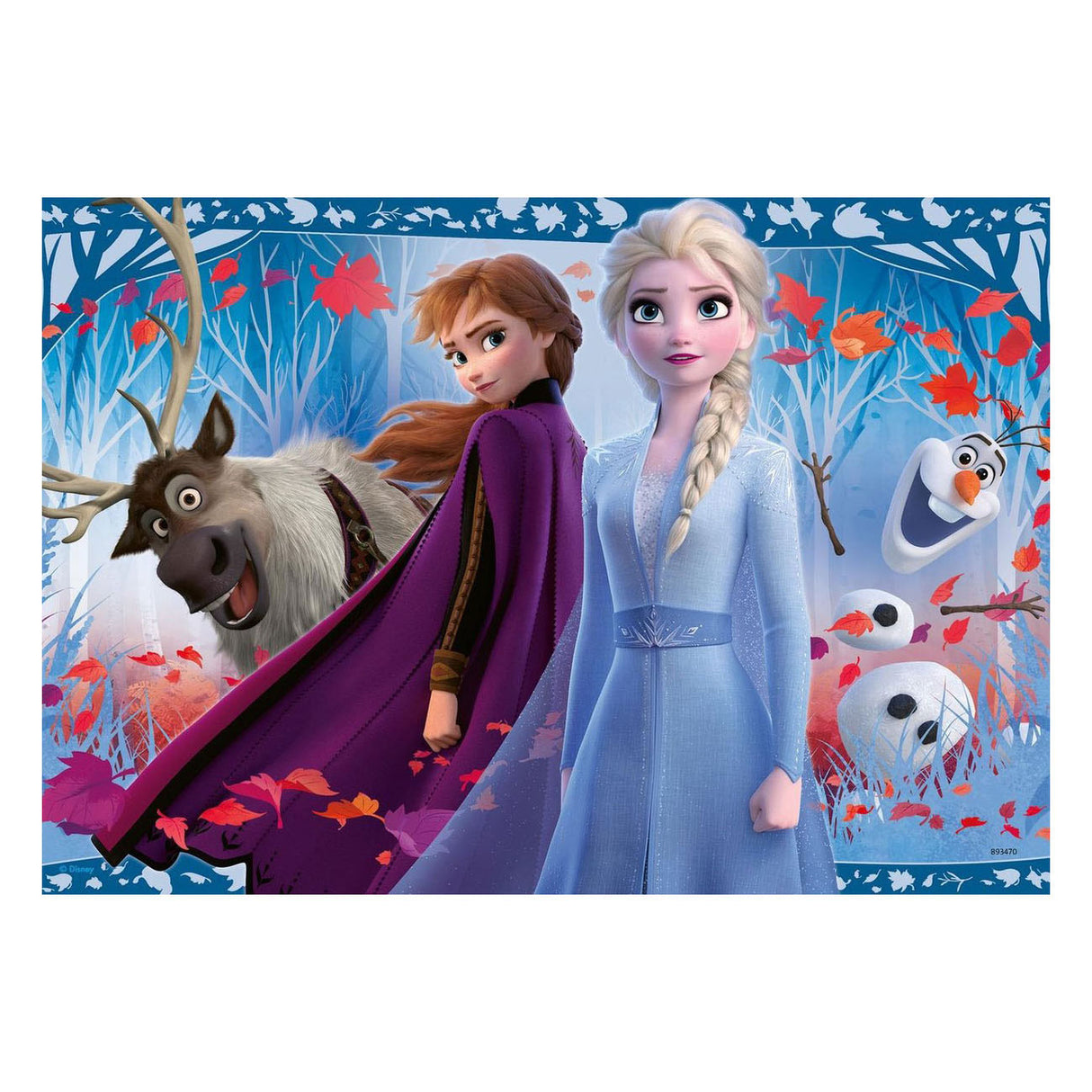 Ravensburger puzzle congelé 2 le voyage vers l'inconnu 2x12 pièces