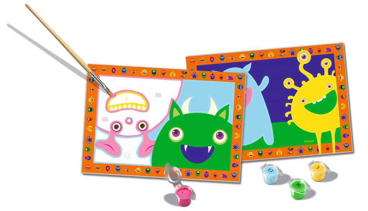 Ravensburger Creart peinture au numéro - Monsters drôles