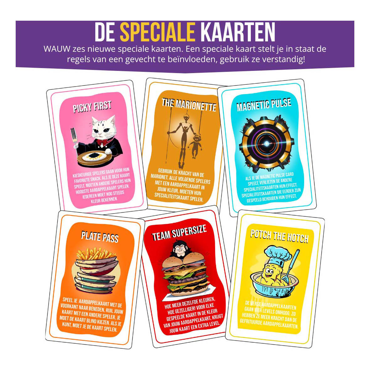 Jeu de cartes de pommes de terre frites, édition frite (nl)