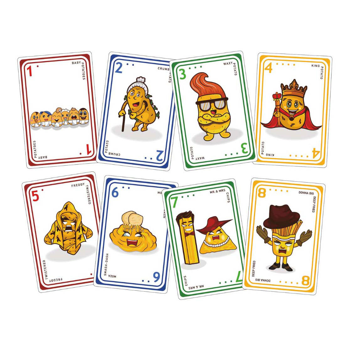 Jeu de cartes de pommes de terre frites, édition brûlée (nl)