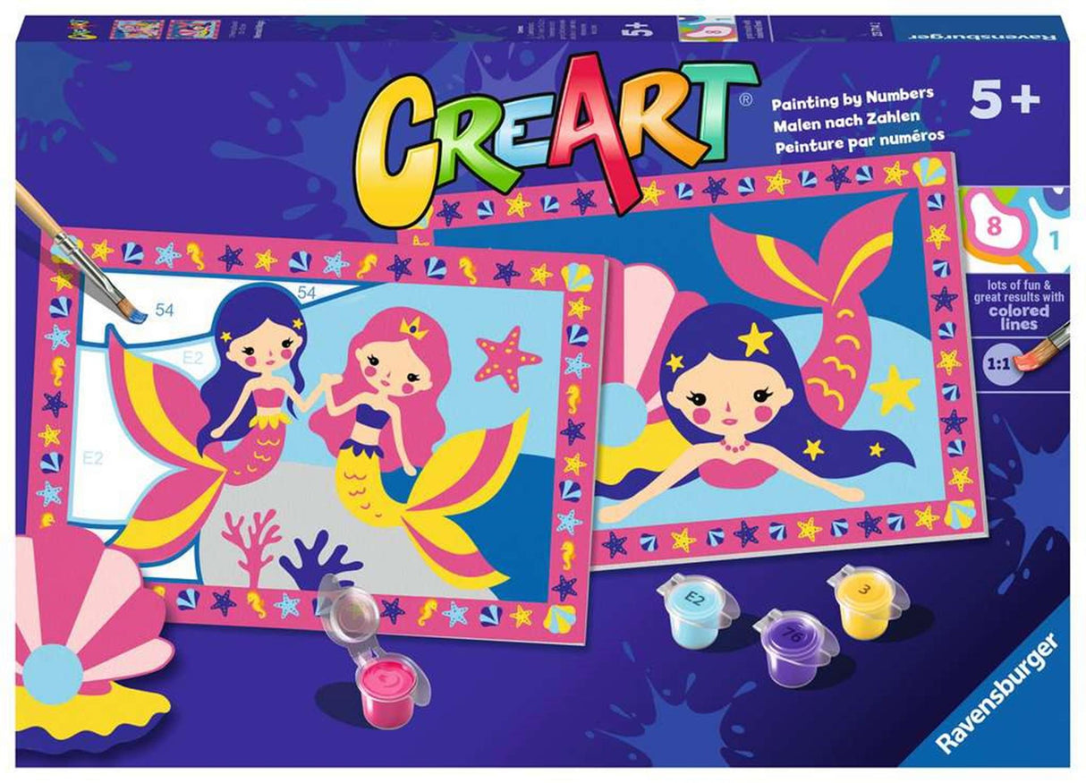 Ravensburger Creart peinture au numéro - Sirène magie