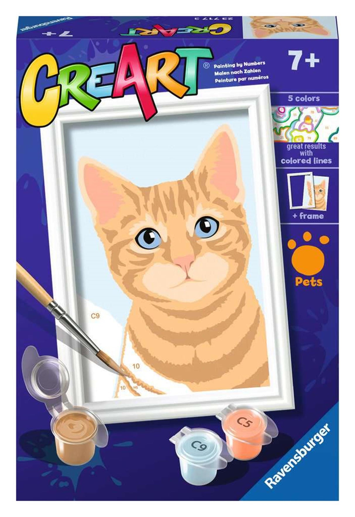 Ravensburger Creart peinture au numéro - Oranje Tabby