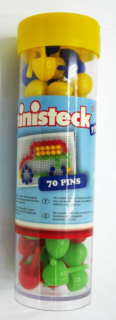 Ministeck - 70 pins de 15mm en tube
