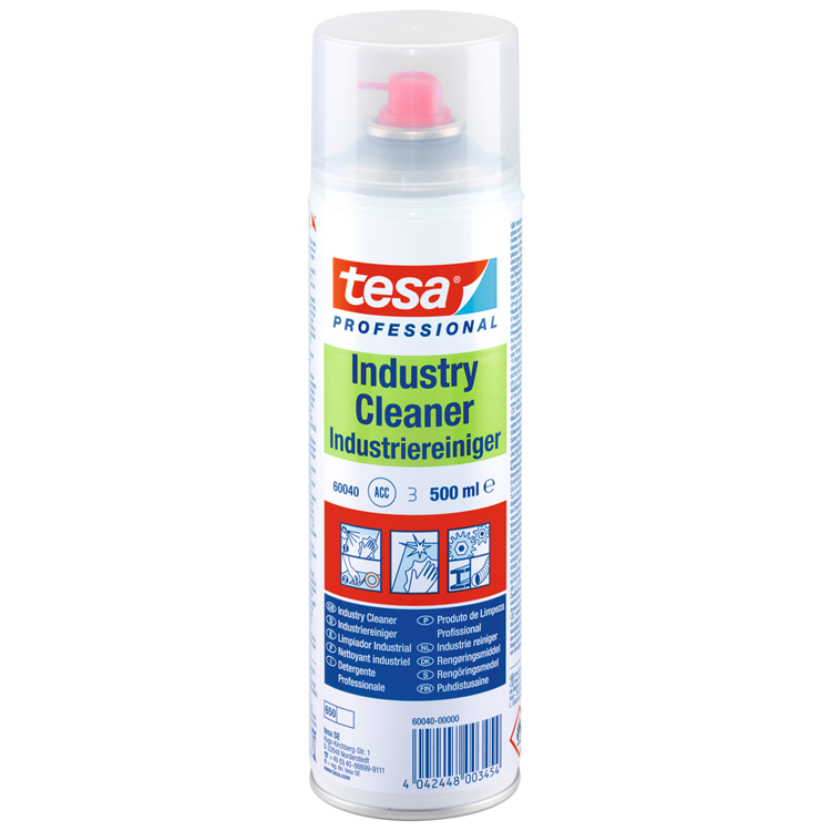 Tesa professionnel 1068908 - tesa nettoyant industriel spray 500ml | 1 pièce