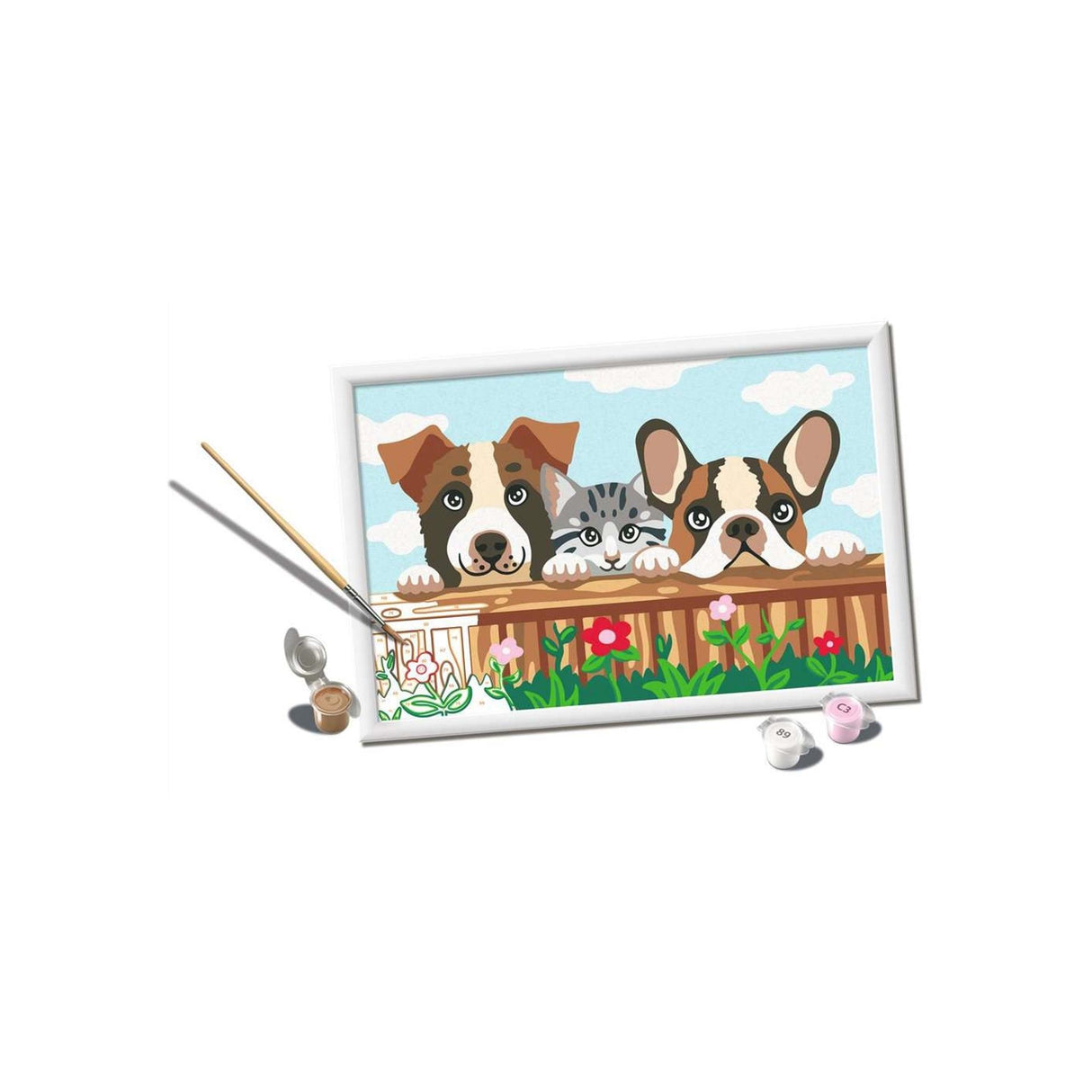 Ravensburger creart peinture par numéro - chat et chiens