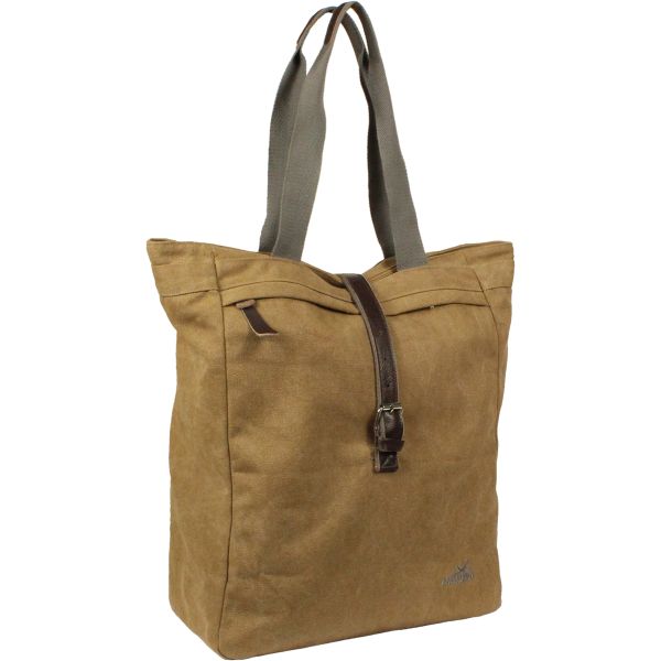 Sac de vélo Greenlands en toile shopper 20 litres 42 x 34 x 14 cm - marron camel