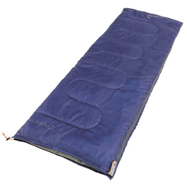 Sac de couchage de chakra de camp facile bleu