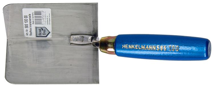 Jung 1011018 - truelle d'angle intérieur tranchante en acier inoxydable henk585 100mm | 3 pièces