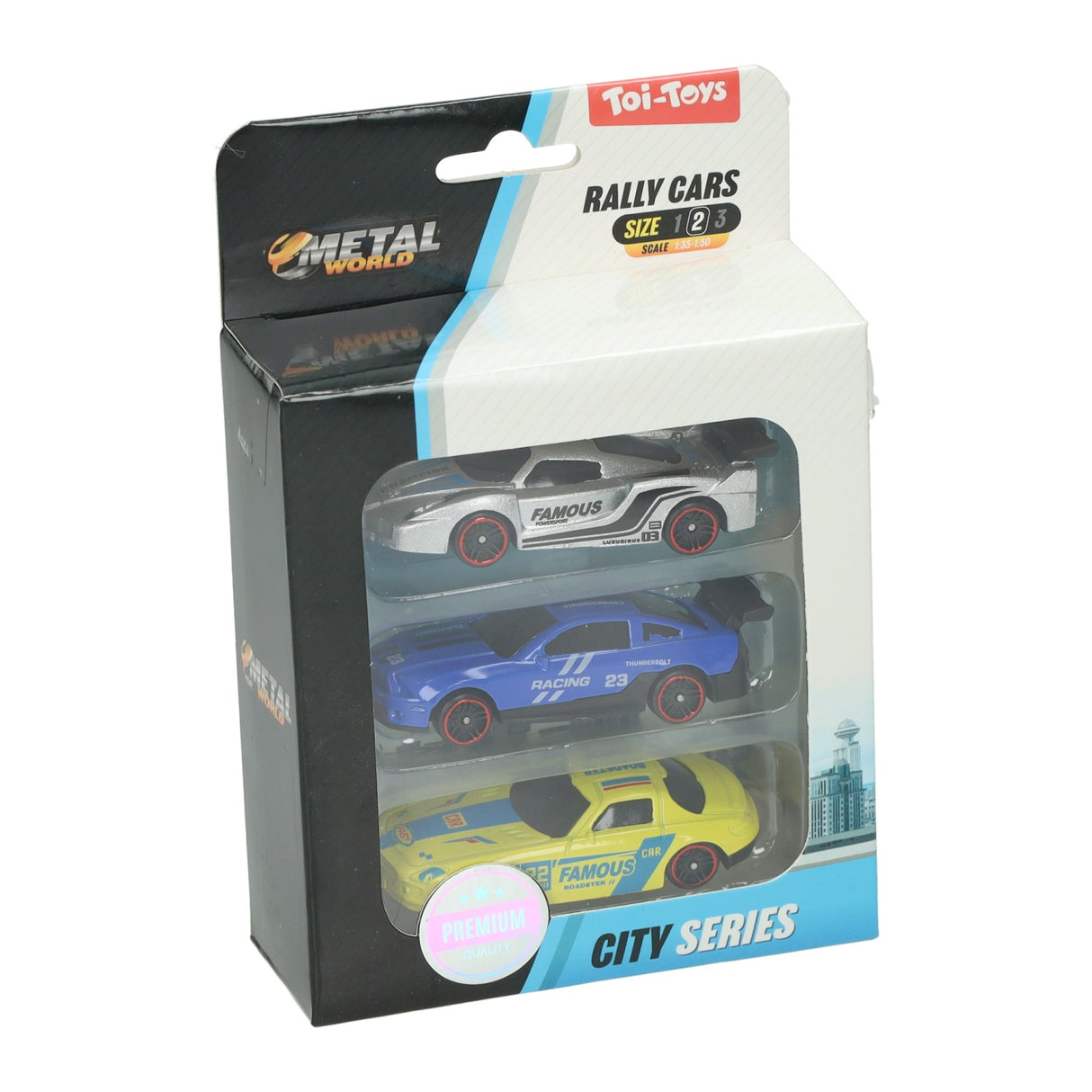 Toi-toys toi toys rallye voiture de course classique set a 3