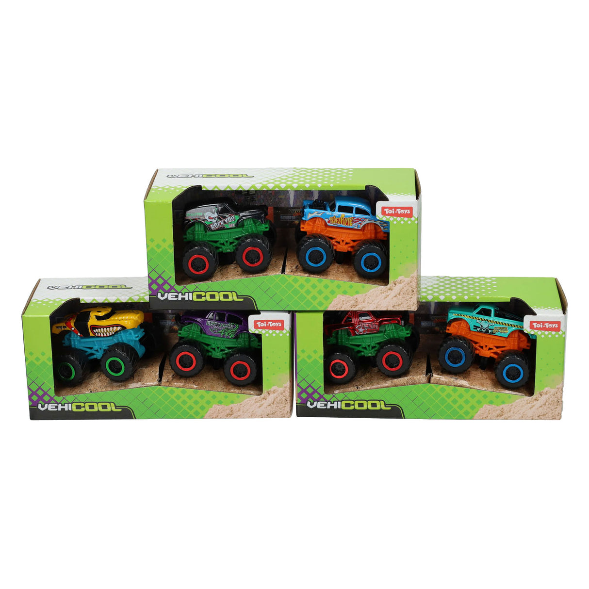 Toi-toys vehicool monster truck set big foot