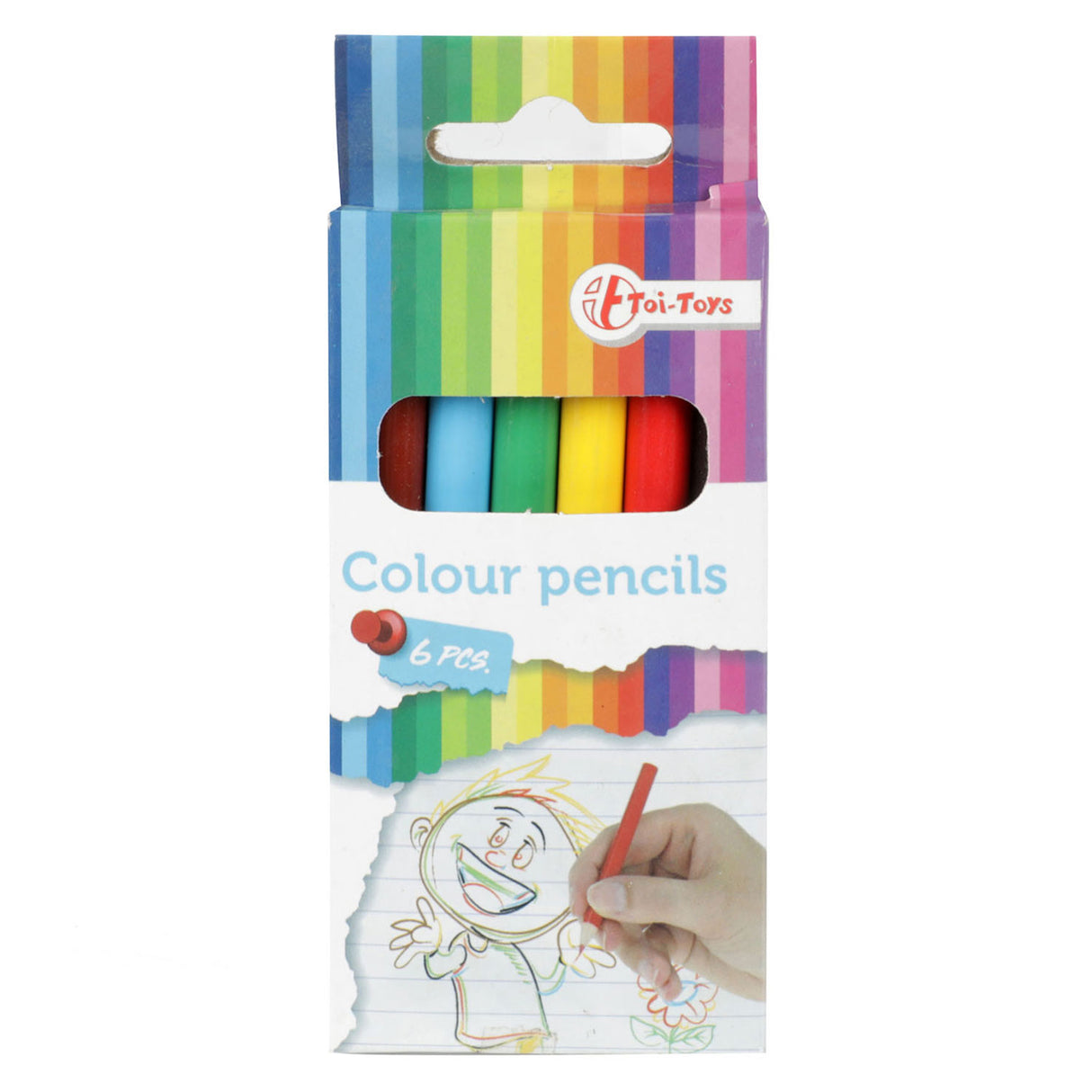 Crayons de couleur Toi-toys, 6 pcs.