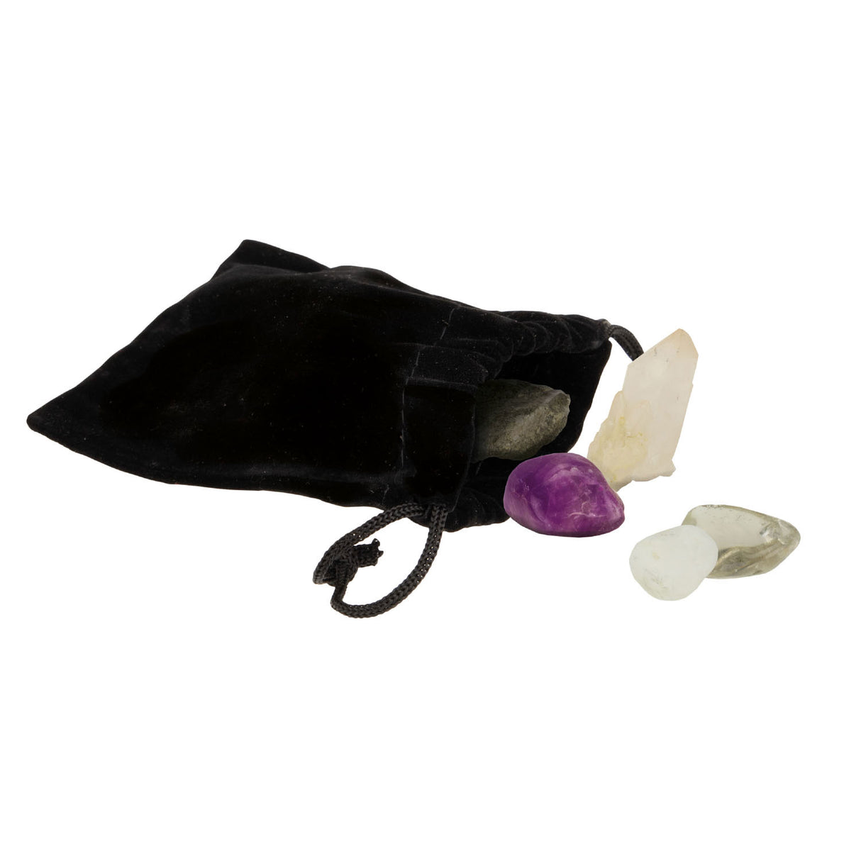 Explorez les cristaux sertis d'excavation avec une loupe