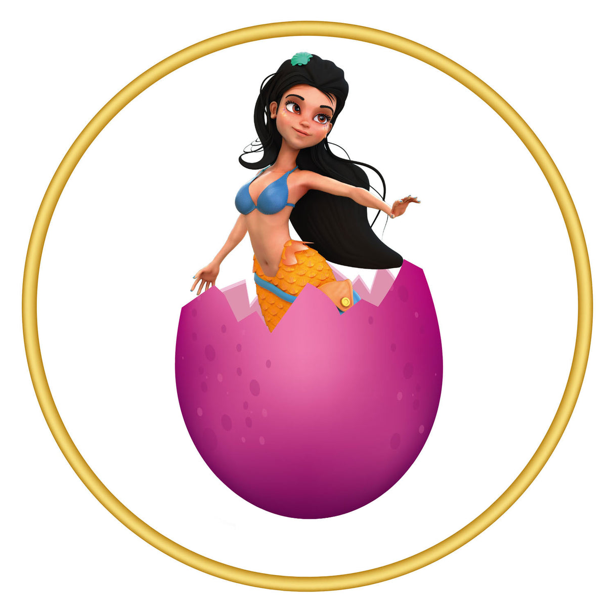 Toi-toys oeuf de croissance sirène